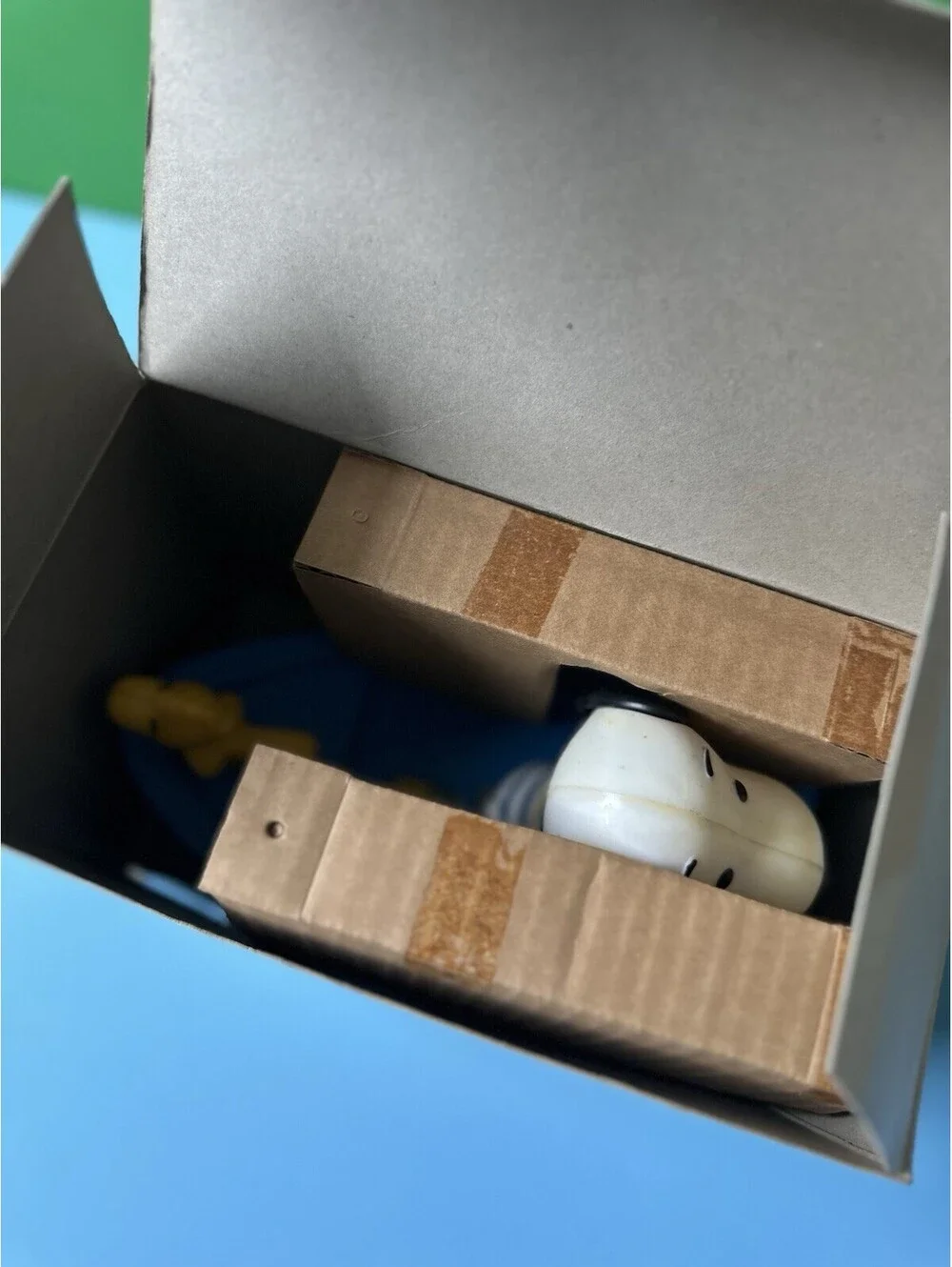 Vintage 1972 Rowing Snoopy Water Boat New In Box
